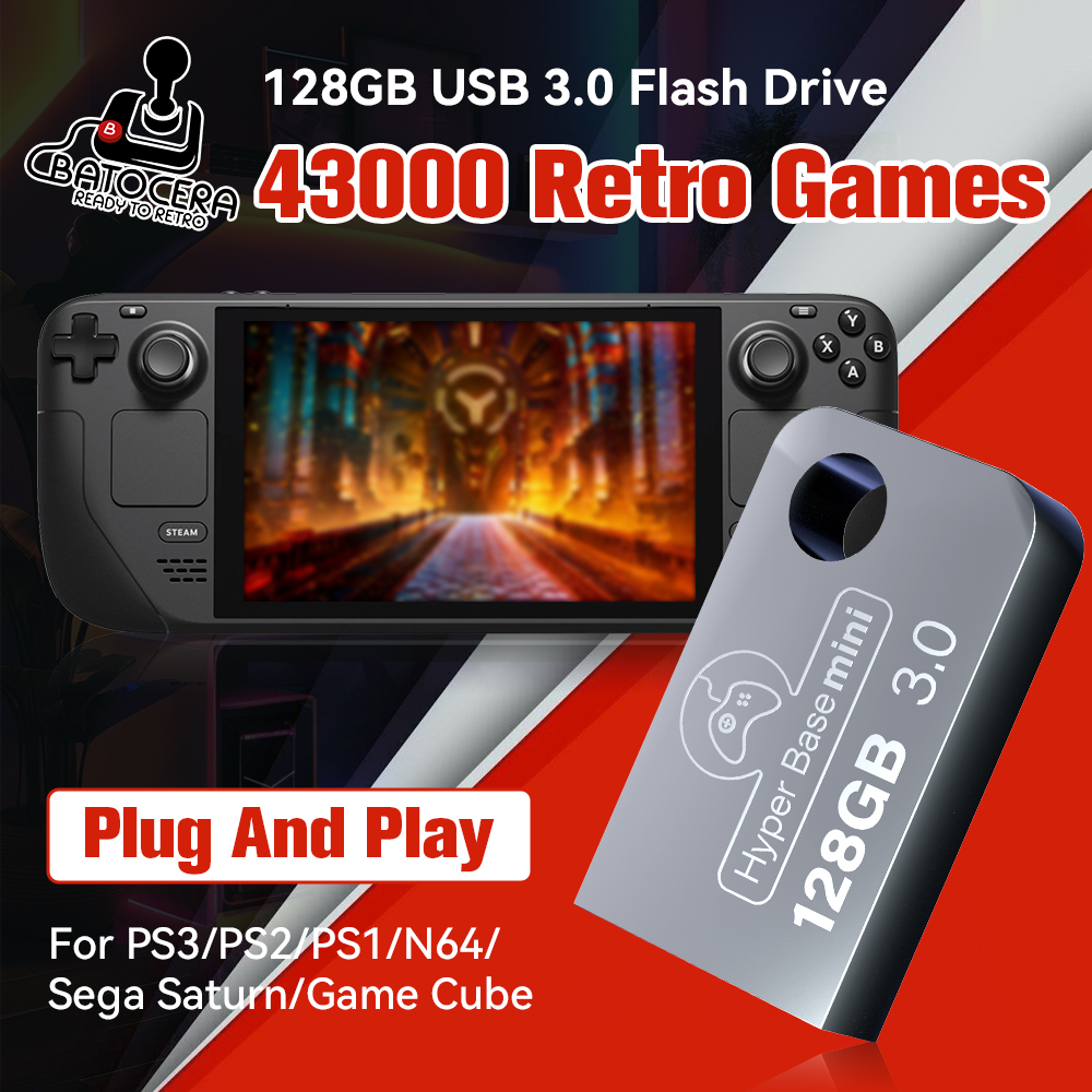 Retro Gaming Batocera - Batocera 128G Gaming Stick With 43000+