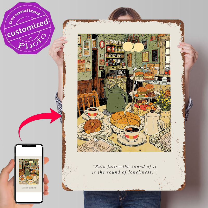 Retro Gaming Cafe - Cozy Cafe Scene With Tea and