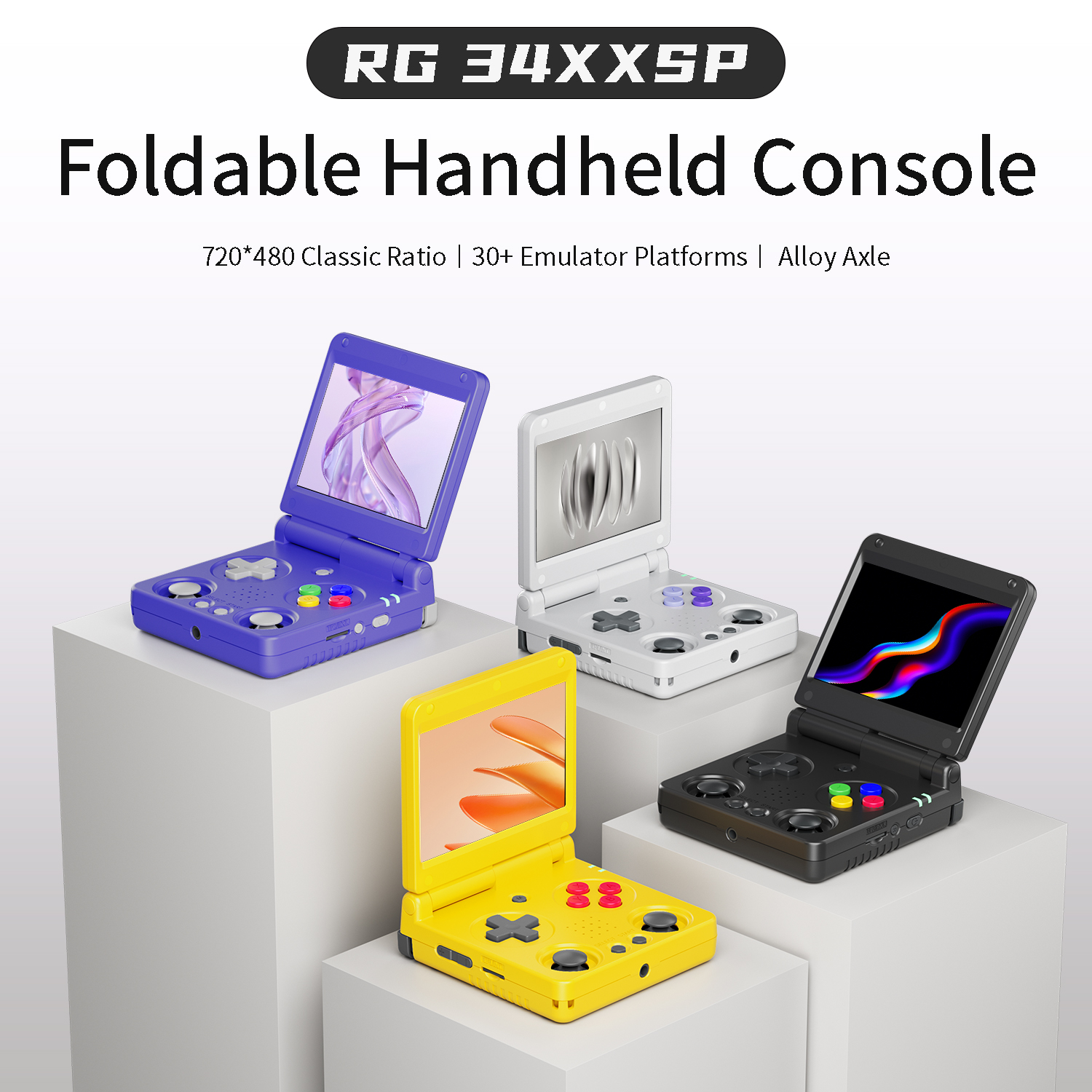 Anbernic RG34XXSP RG35XXSP Fli - Retro Gaming Qss のレビューと価格