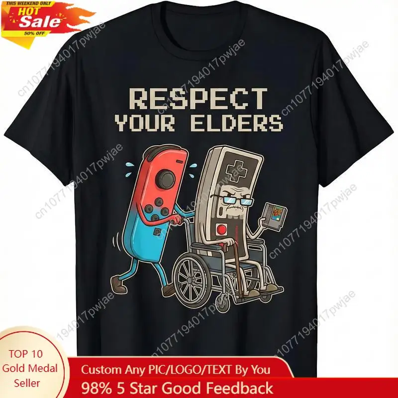 Funny Retro Gamer Graphic T-Sh - Retro Gaming Style のレビューと価格
