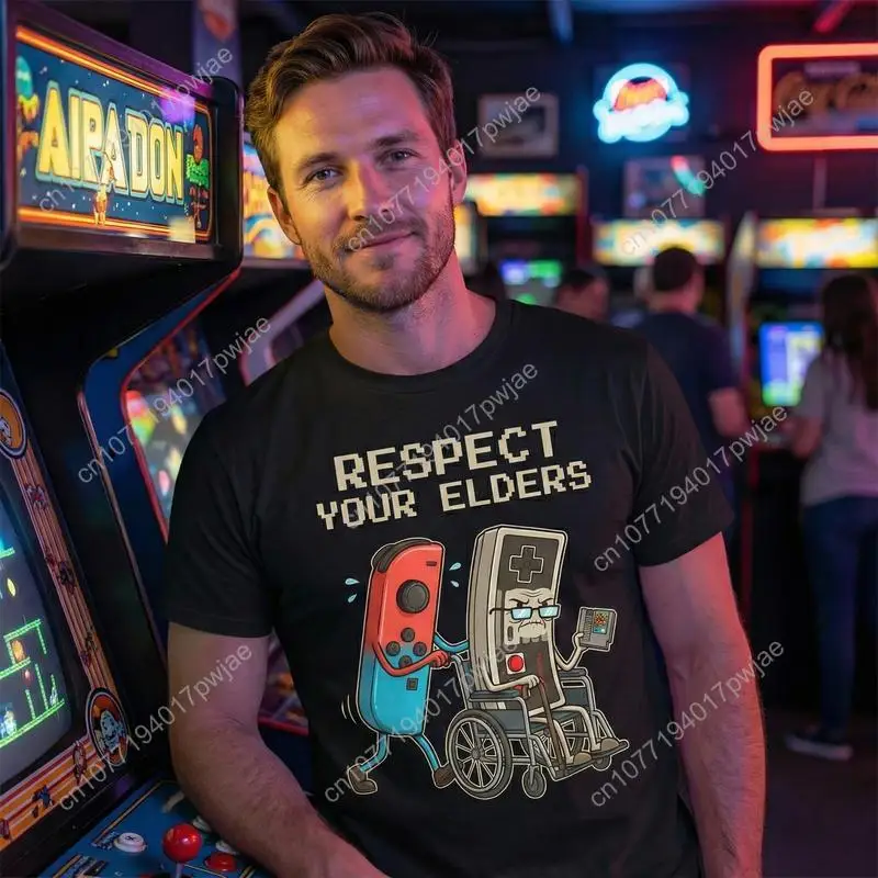 Funny Retro Gamer Graphic T-Sh - Retro Gaming Style のレビューと価格