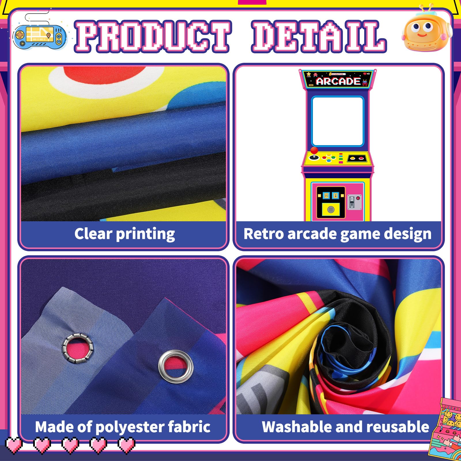 Retro Video Gaming Fabric Arca - Retro Gaming Event のレビューと価格
