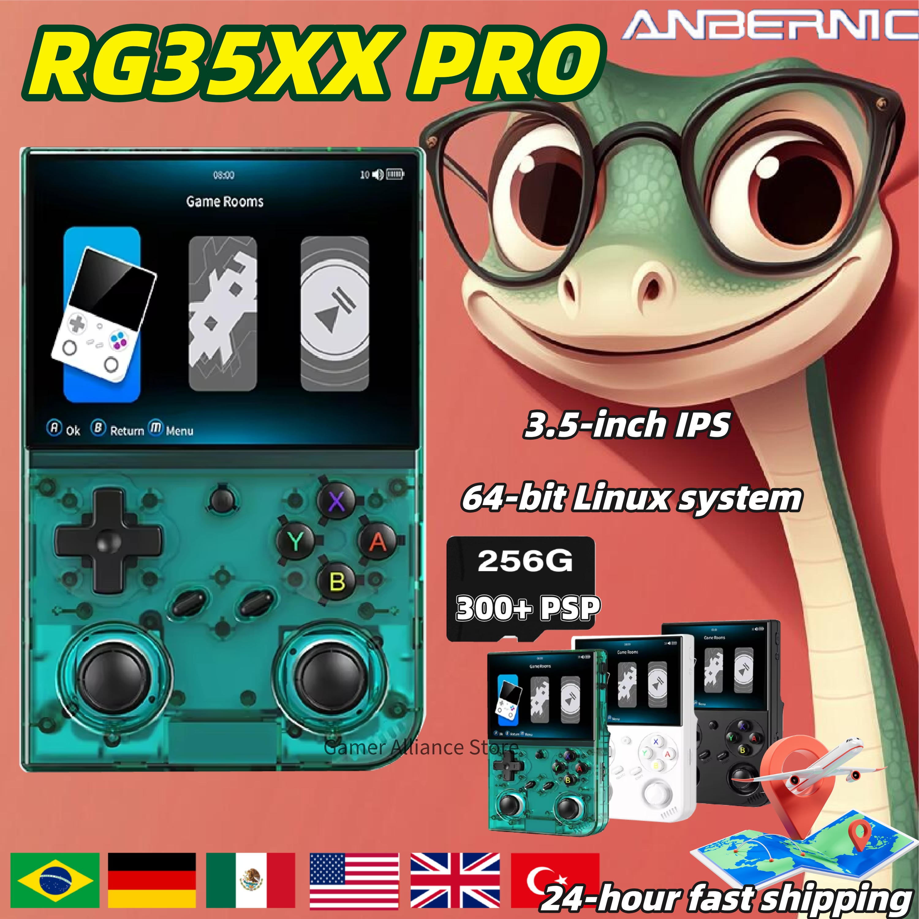 Anbernic RG 35XXPro RG35XX Pro - Retro Gaming Qss のレビューと価格