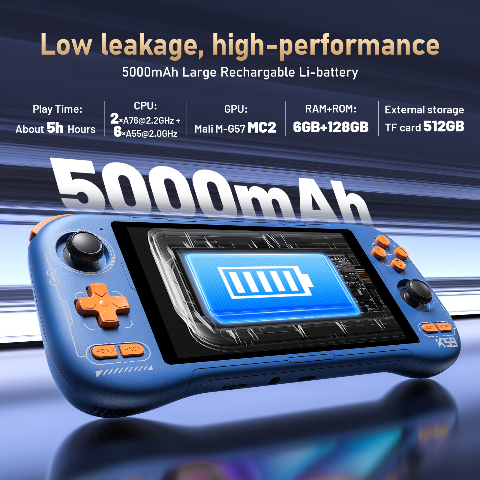 K59 Pro Android 14 Handheld Ga - Retro Gaming Qss のレビューと価格