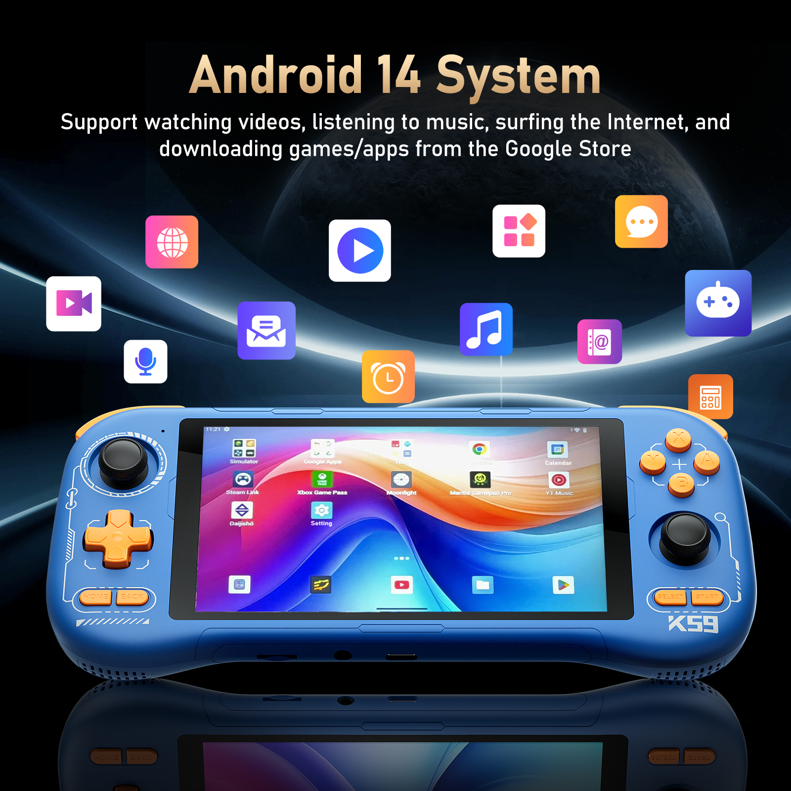 K59 Pro Android 14 Handheld Ga - Retro Gaming Qss のレビューと価格