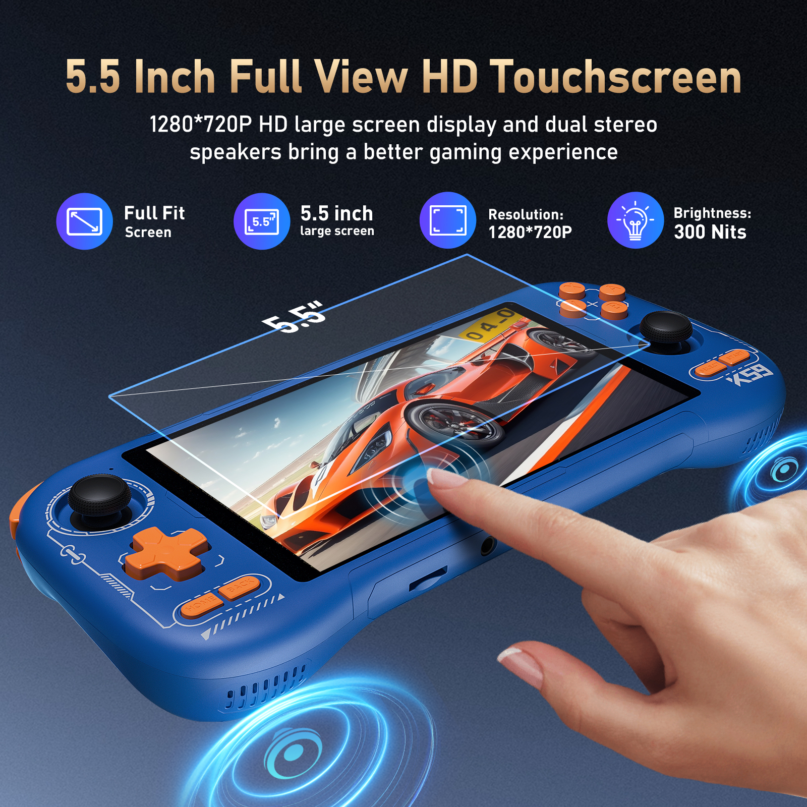 K59 Pro Android 14 Handheld Ga - Retro Gaming Qss のレビューと価格