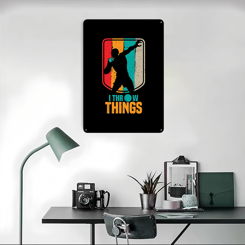 Funny Shot Put Gift Idea Tin P - Retro Gaming Room Ideas のレビューと価格