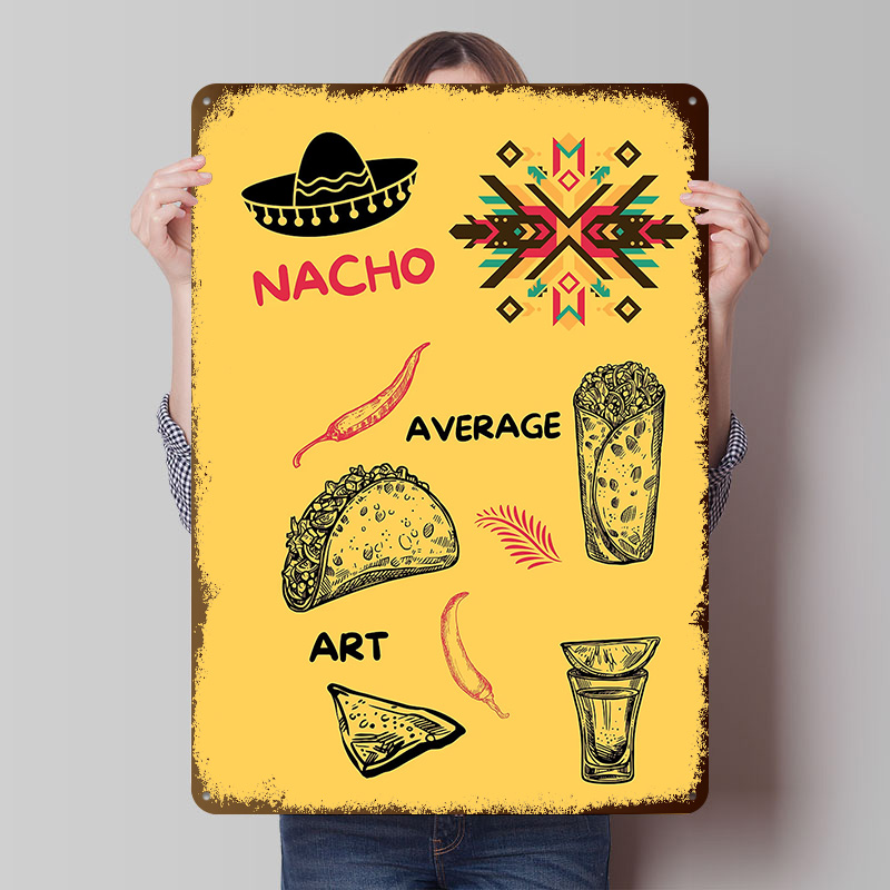 Mexican Food on Yellow Backgro - Background Retro Gaming のレビューと価格