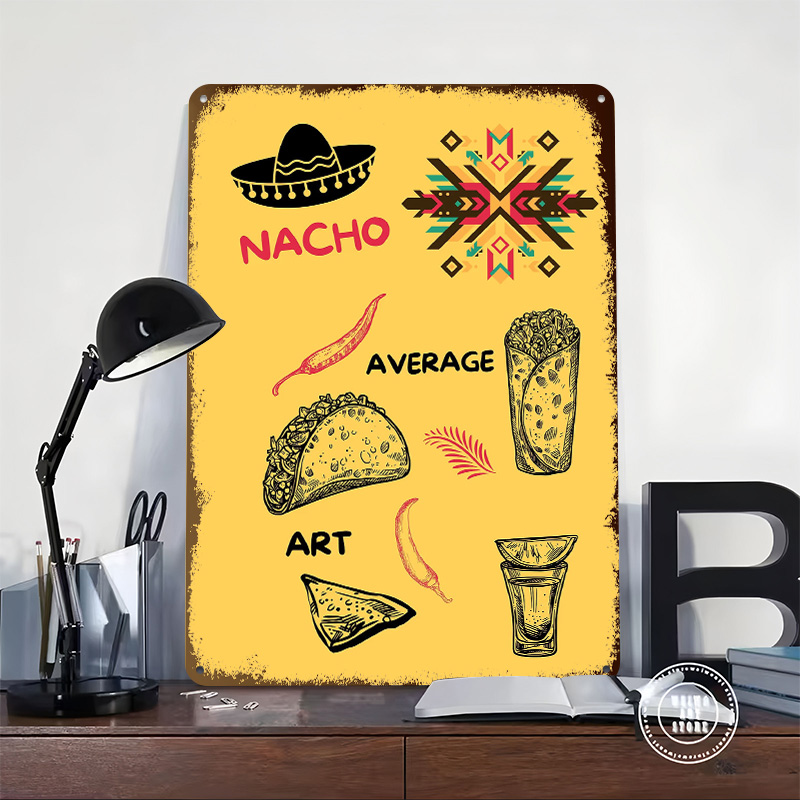 Mexican Food on Yellow Backgro - Background Retro Gaming のレビューと価格