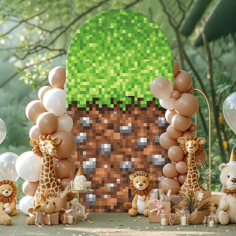 Retro Pixel World Arch Backdro - Retro Gaming Event のレビューと価格