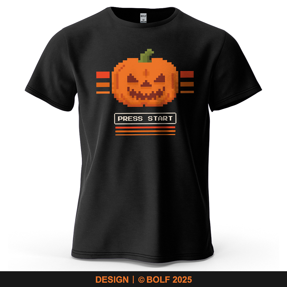 Halloween Pumpkin Printed Men' - Retro Gaming Event のレビューと価格
