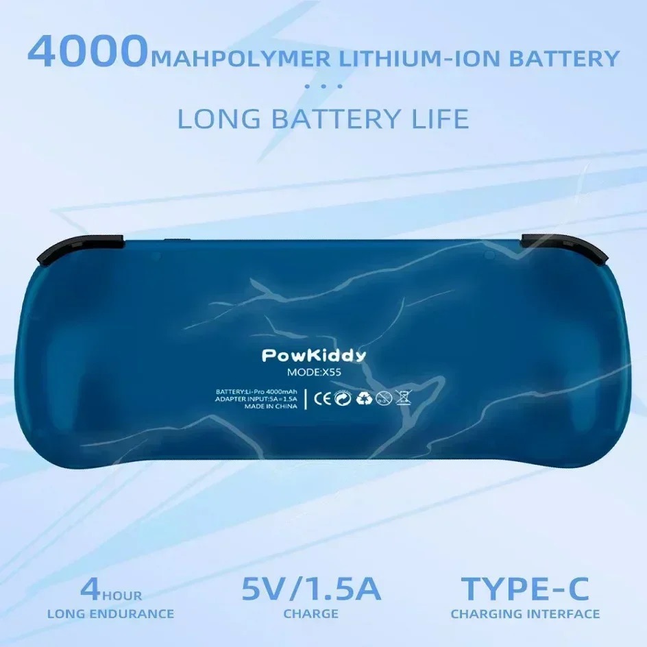 POWKIDDY X55 Handheld Game Con - Retro Gaming Qss のレビューと価格