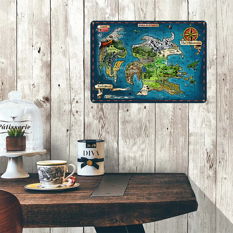 World of Mythflict Fantasy Map - World Of Retro Gaming のレビューと価格
