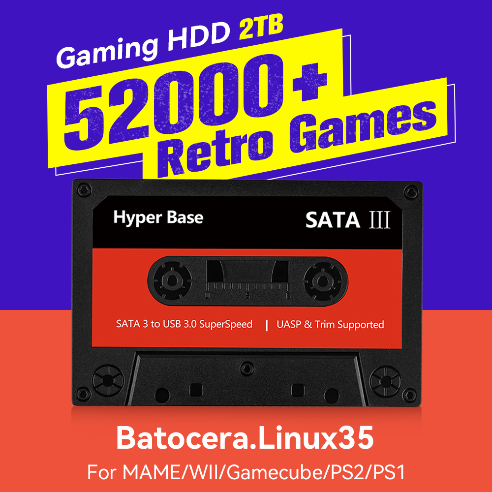 Batocera 500GB/2TB Retro Game  - Retro Gaming Batocera のレビューと価格