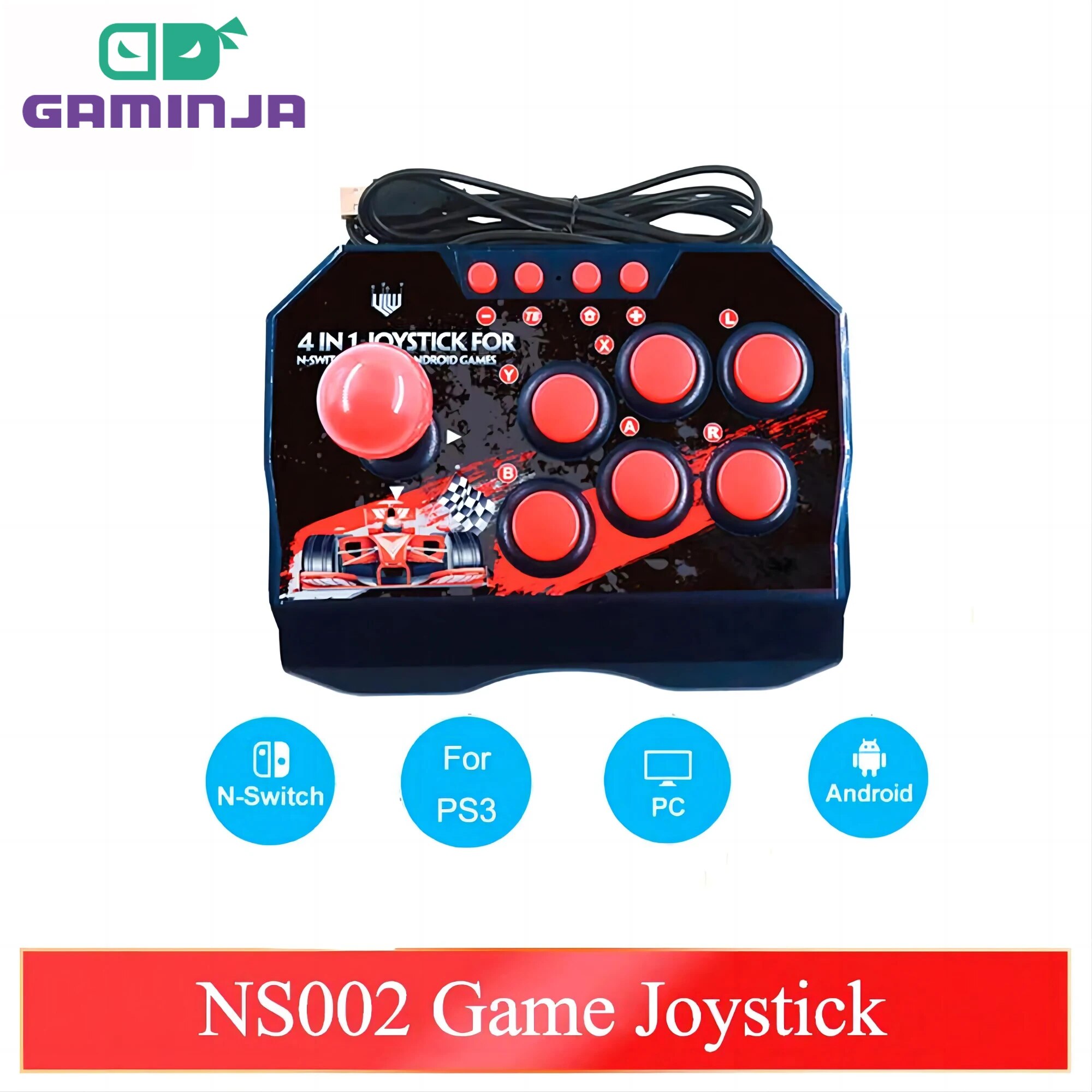 GAMINJA NS002 4 In 1 Retro Arc - Retro Gaming With Raspberry Pi のレビューと価格