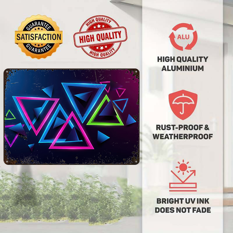 Neon Triangles Abstract Backgr - Background Retro Gaming のレビューと価格
