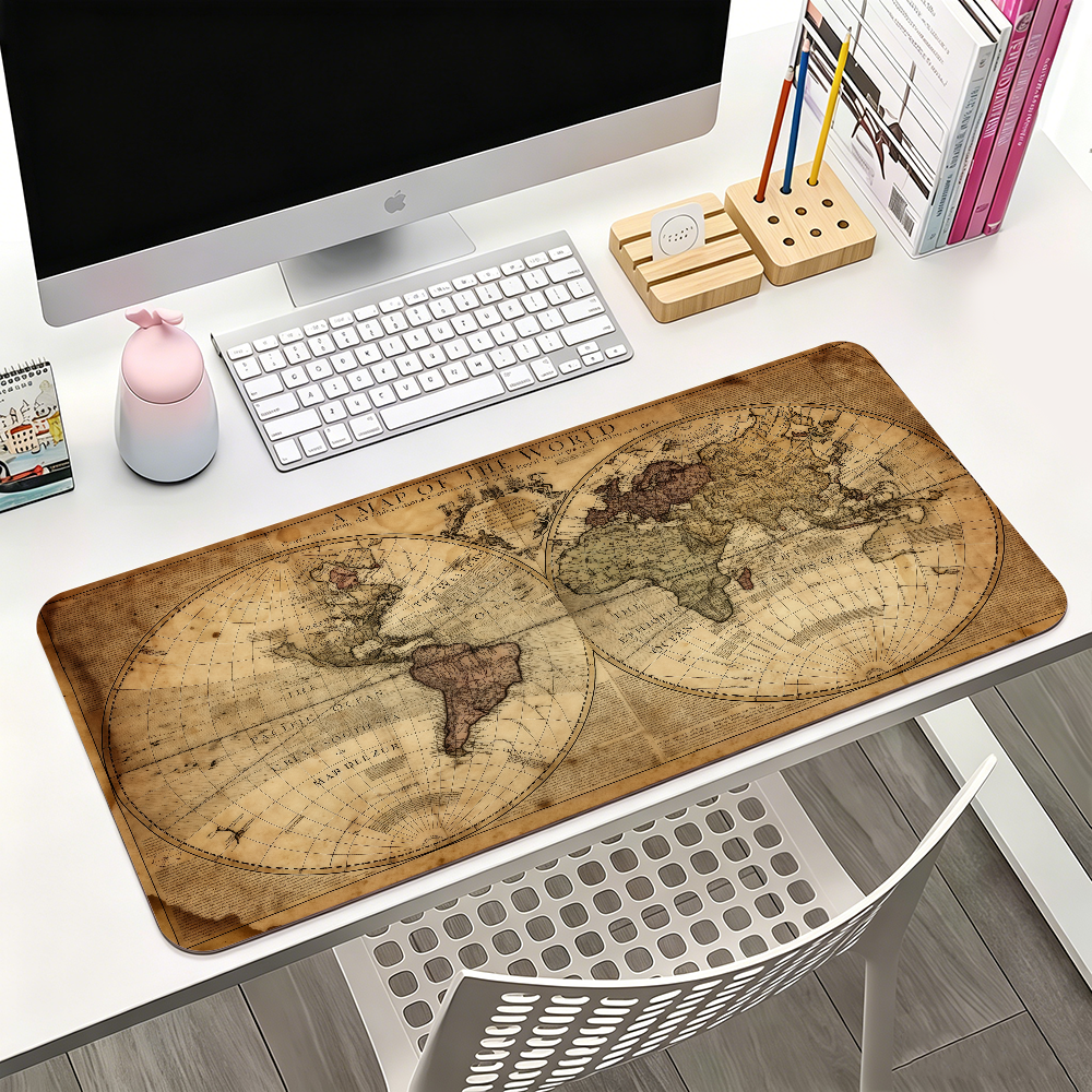 Retro Style World Map Mouse Pa - Retro Gaming Style のレビューと価格