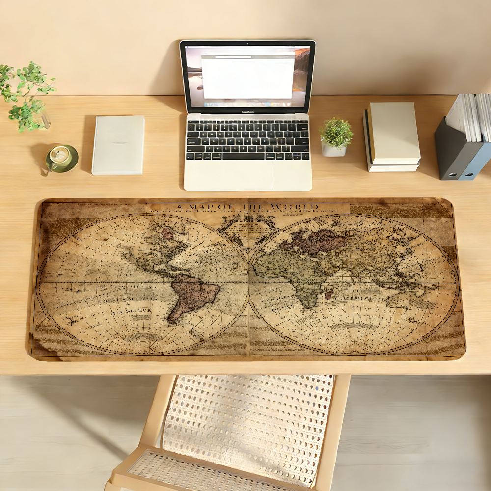 Retro Style World Map Mouse Pa - Retro Gaming Style のレビューと価格
