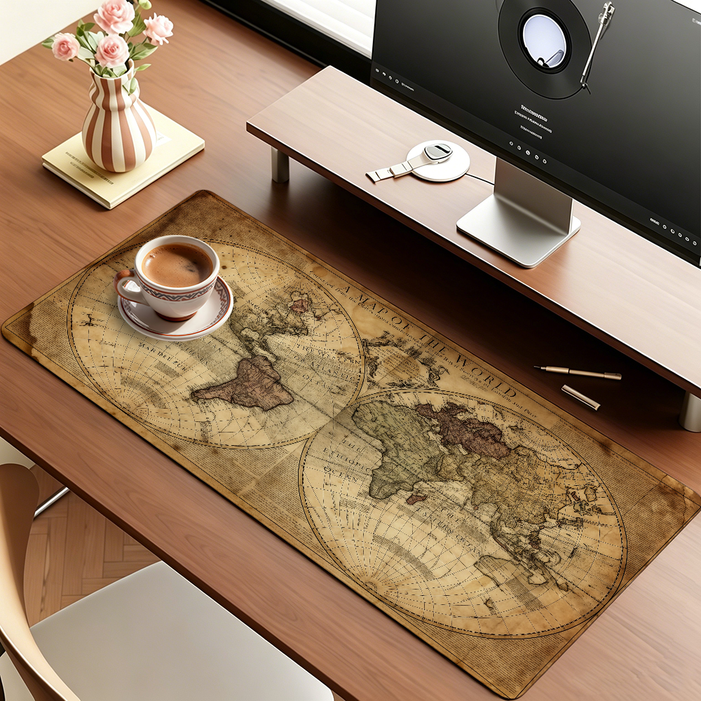 Retro Style World Map Mouse Pa - Retro Gaming Style のレビューと価格