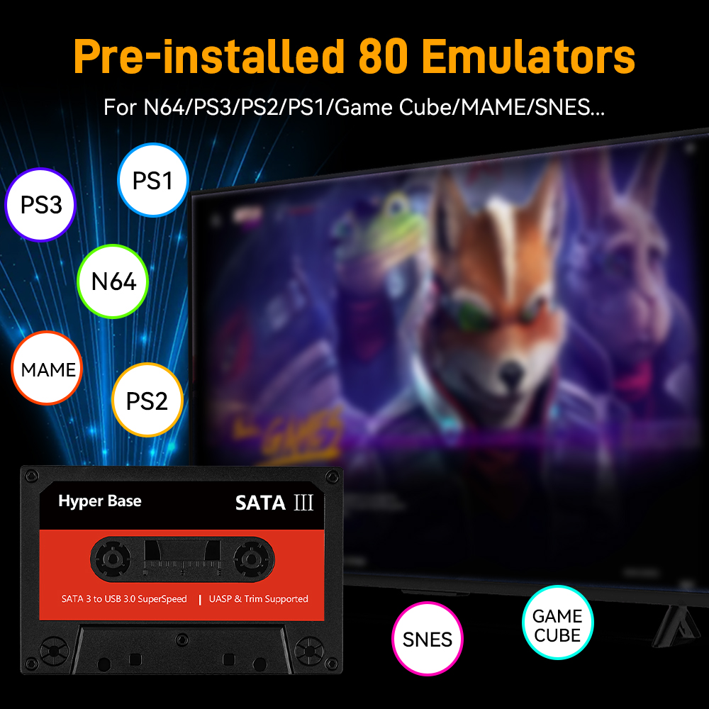 Batocera 500G/2T Emulator Game - Retro Gaming Batocera のレビューと価格