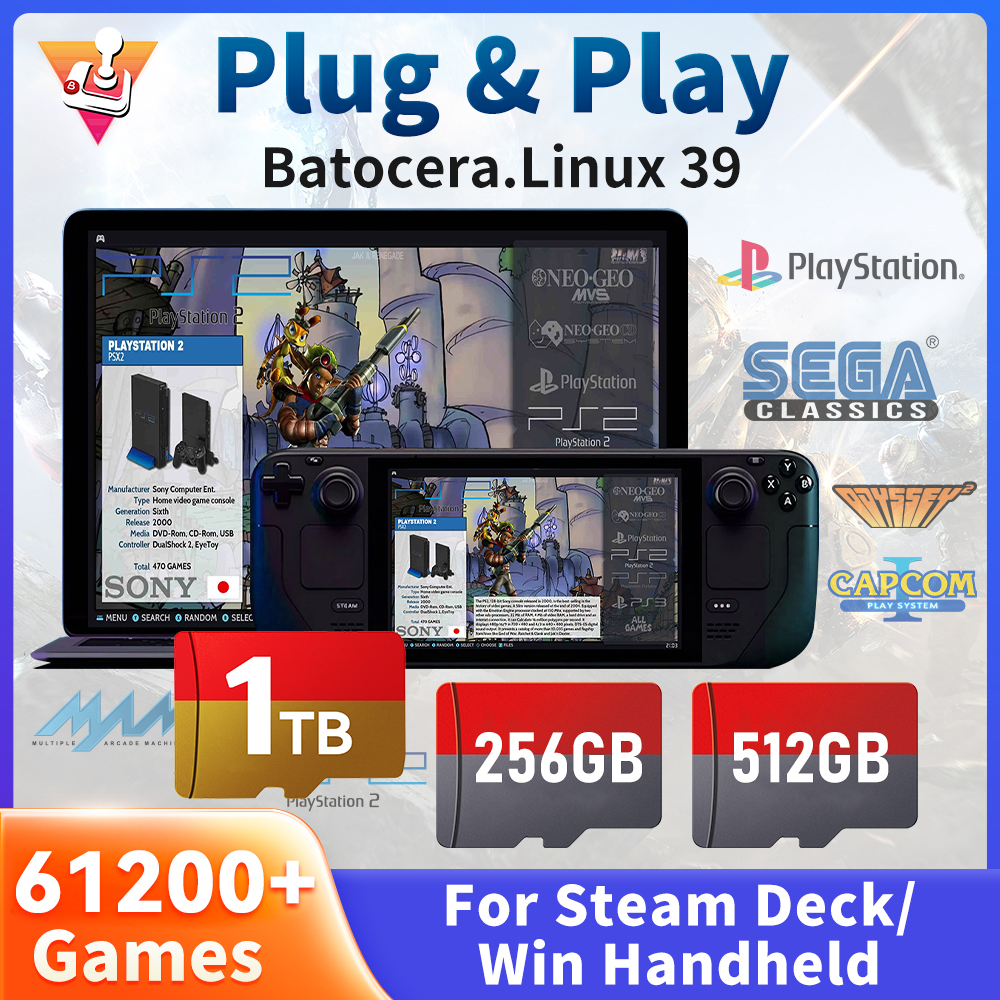 1TB Game TF Card for Steam Dec - Retro Gaming Batocera のレビューと価格