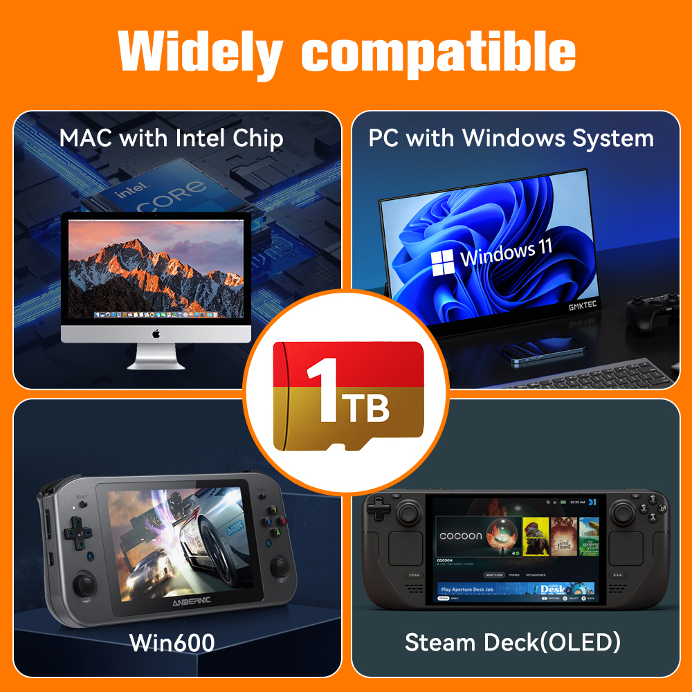 1TB Game TF Card for Steam Dec - Retro Gaming Batocera のレビューと価格