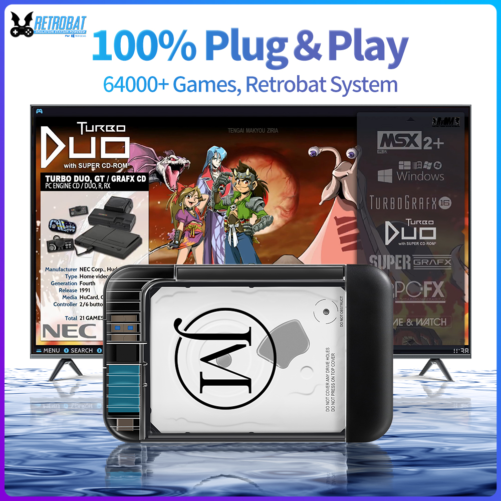 RETROBAT Portable 500G Gaming  - Retro Gaming Qss のレビューと価格