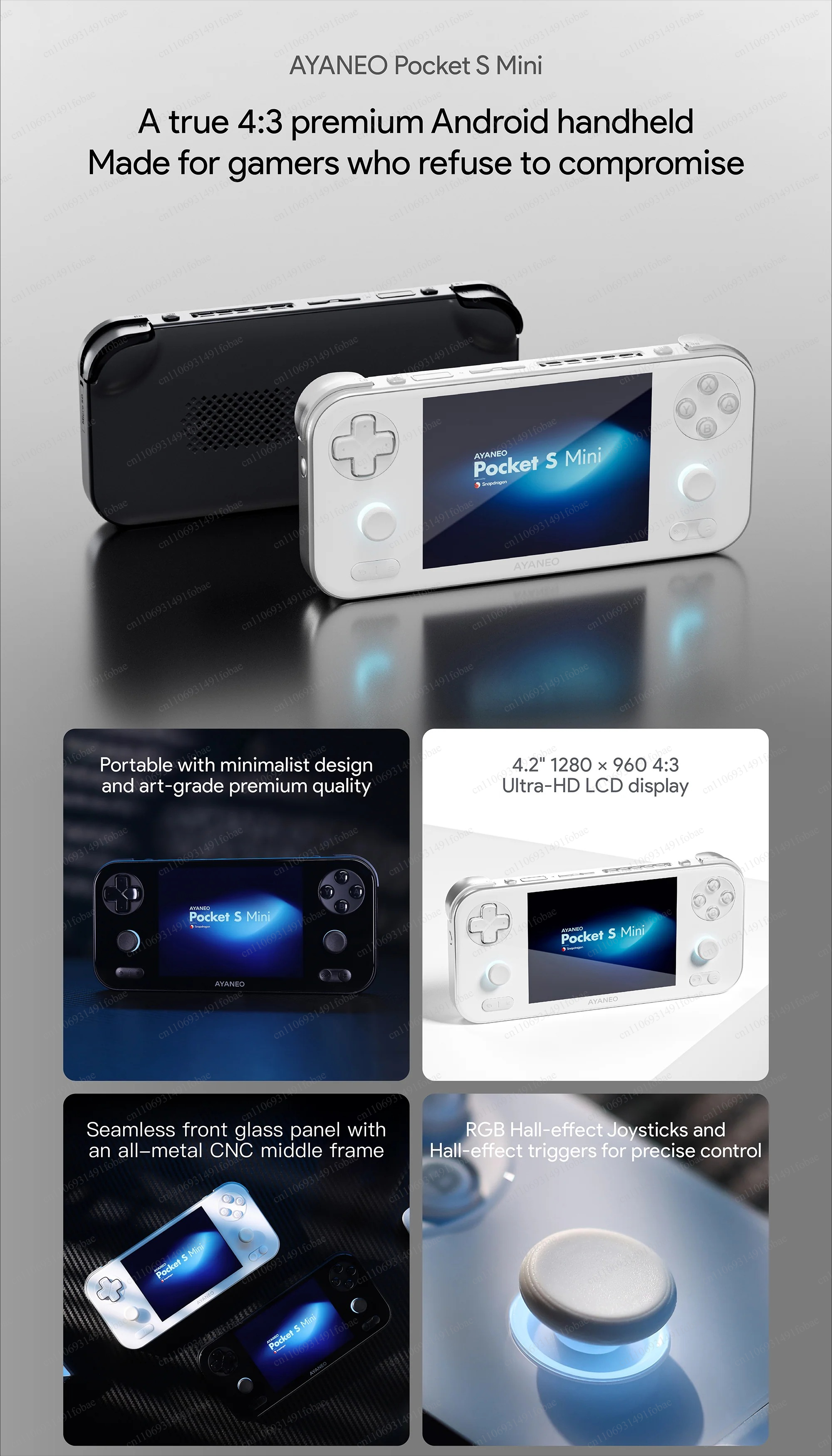 AYANEO Pocket S Mini Retro Han - Retro Gaming Console のレビューと価格