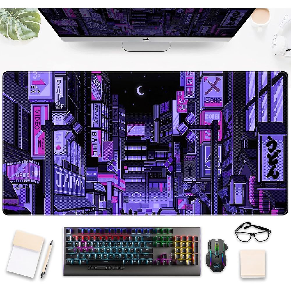 Large Retro Anime Gaming Mouse - Retro Gaming Desk のレビューと価格
