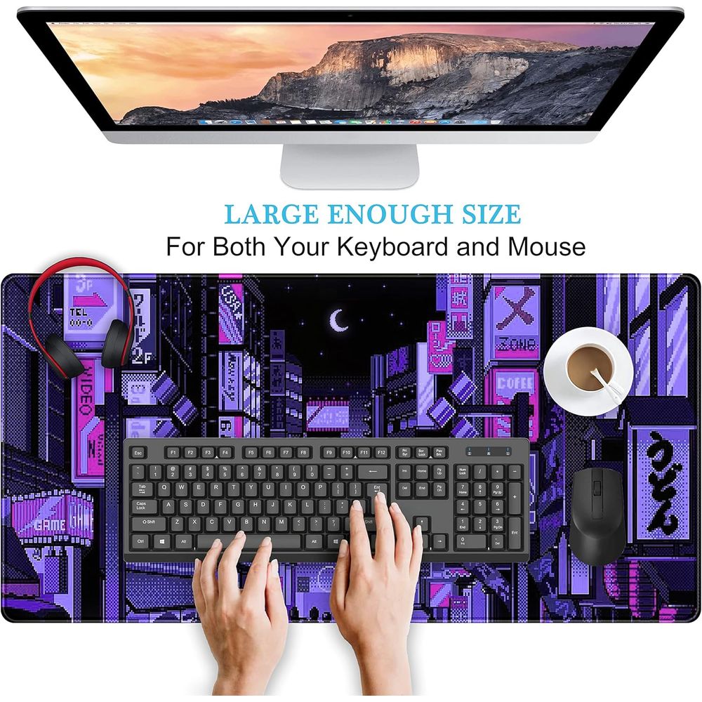 Large Retro Anime Gaming Mouse - Retro Gaming Desk のレビューと価格