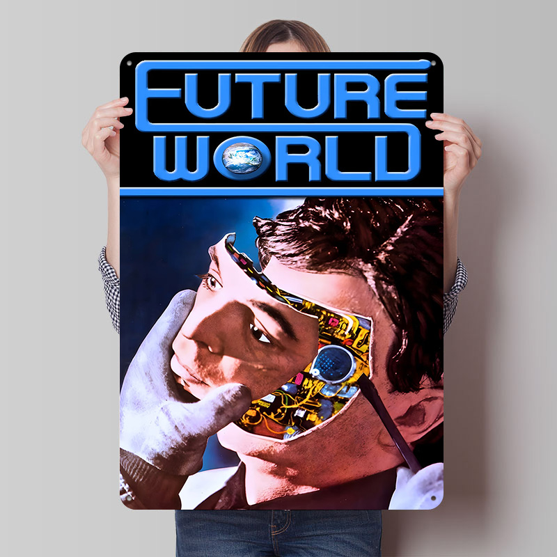 Future World Movies Tin Plaque - World Of Retro Gaming のレビューと価格