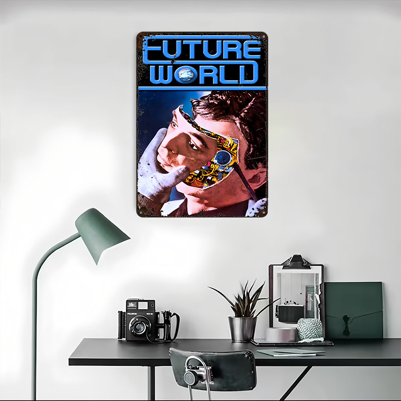 Future World Movies Tin Plaque - World Of Retro Gaming のレビューと価格