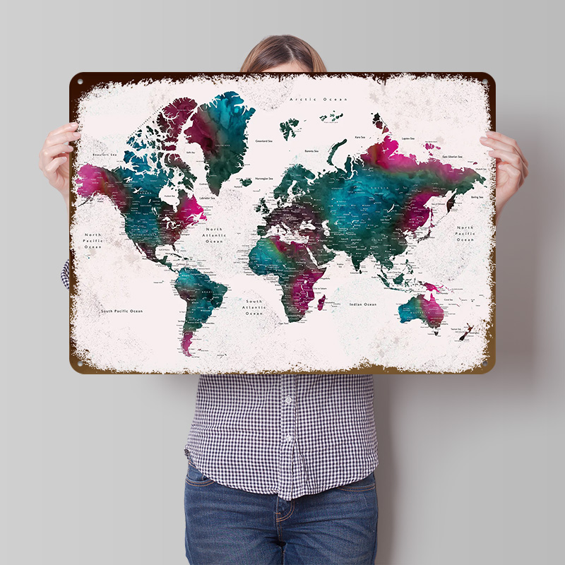 Detailed World Map Iskha Light - World Of Retro Gaming のレビューと価格