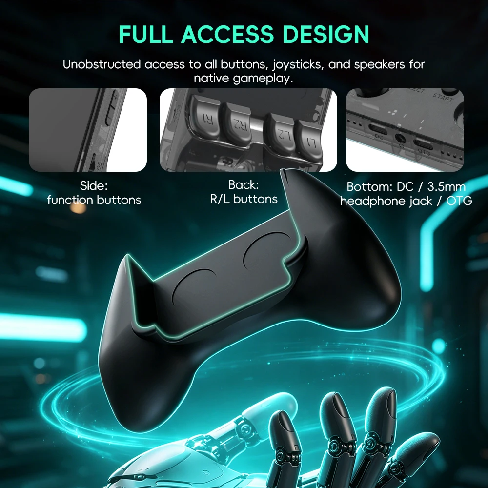 Data Frog R36S Game Grip Ergon - Retro Gaming Console のレビューと価格