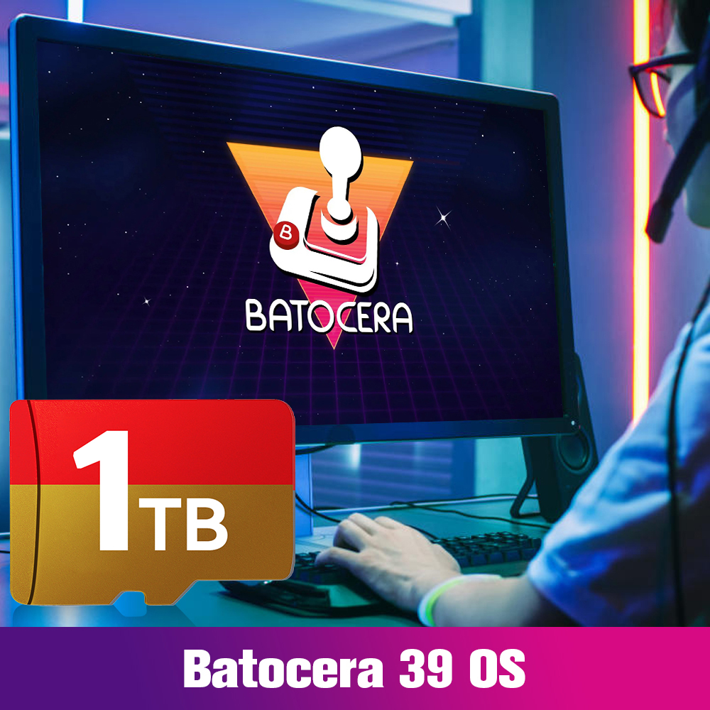 1TB Gaming Card With 61000 Ret - Retro Gaming Batocera のレビューと価格