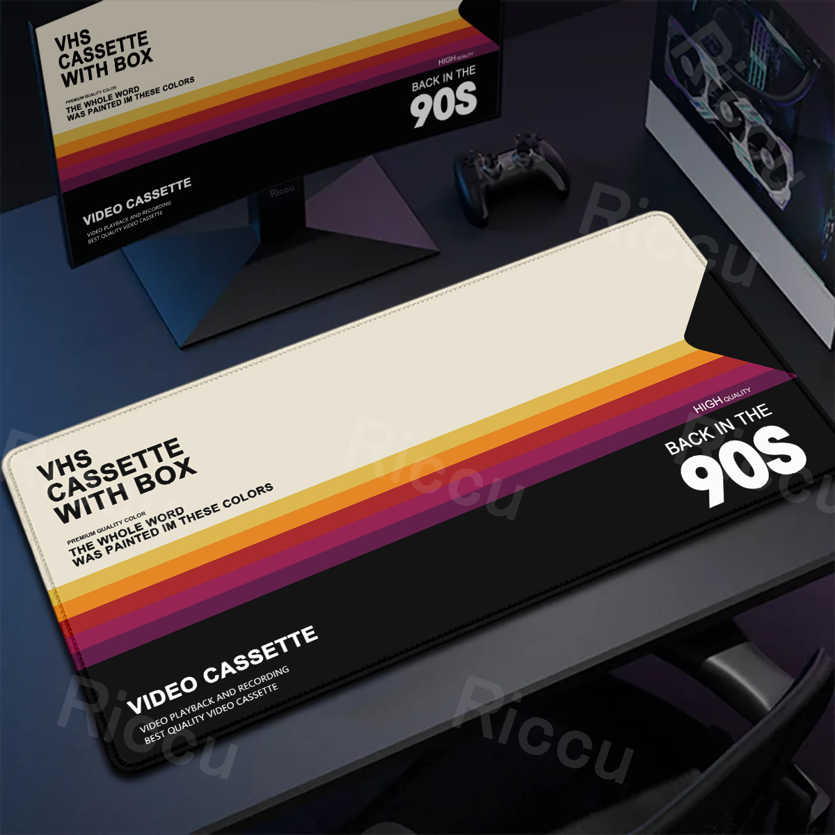 Retro VHS Style Mouse Pad Xxl  - Retro Gaming Style のレビューと価格