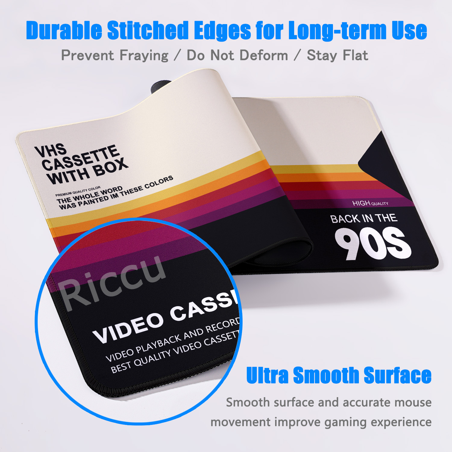 Retro VHS Style Mouse Pad Xxl  - Retro Gaming Style のレビューと価格