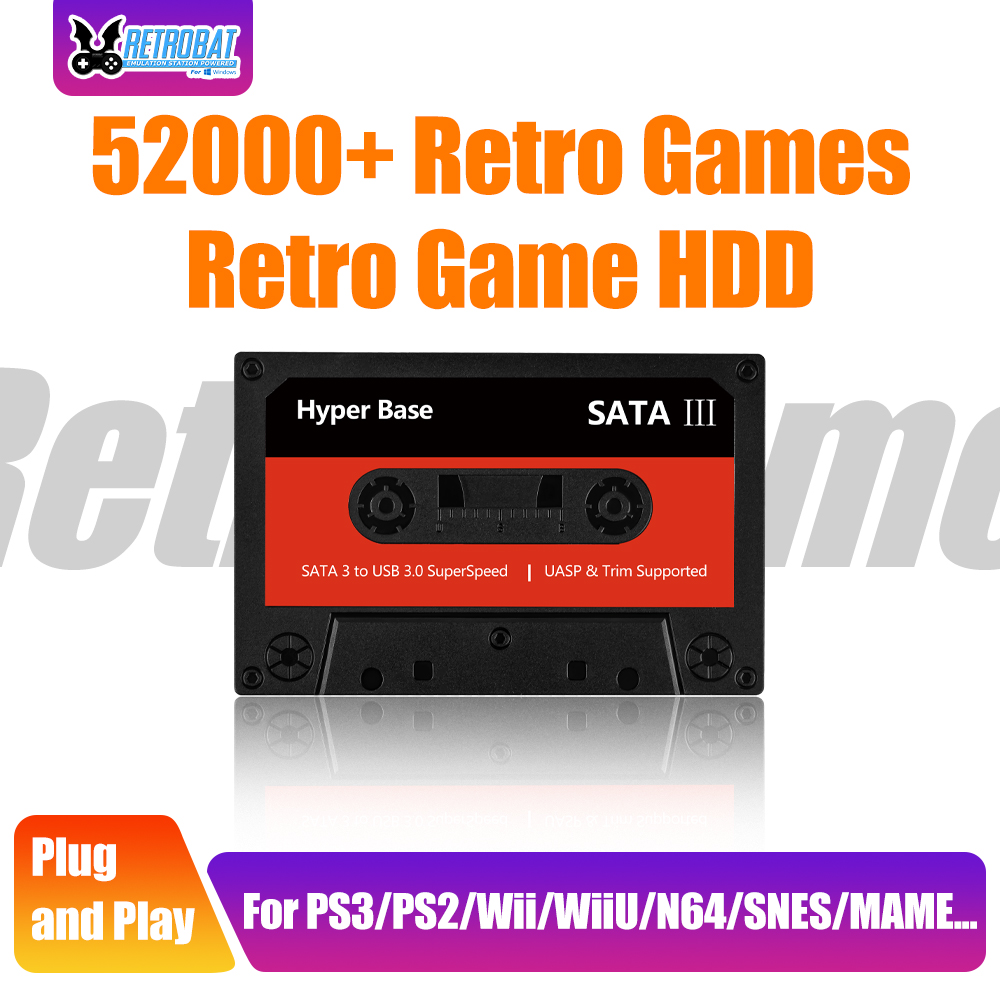 500GB/2TB Gaming HDD Batocera  - Retro Gaming Batocera のレビューと価格