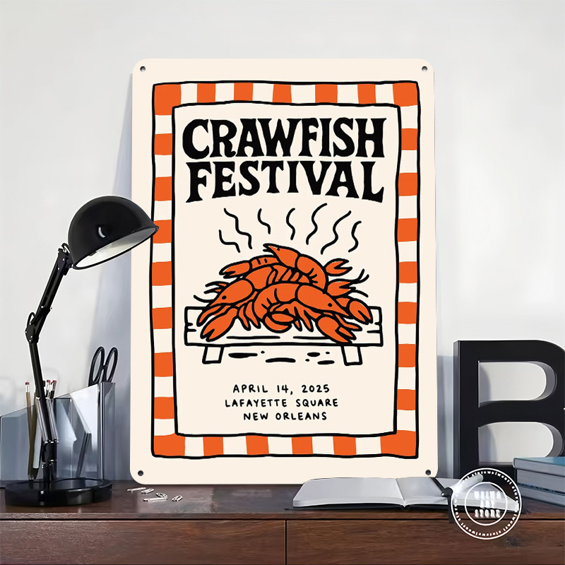 Crawfish Festival Tin Poster W - Retro Gaming Festival のレビューと価格