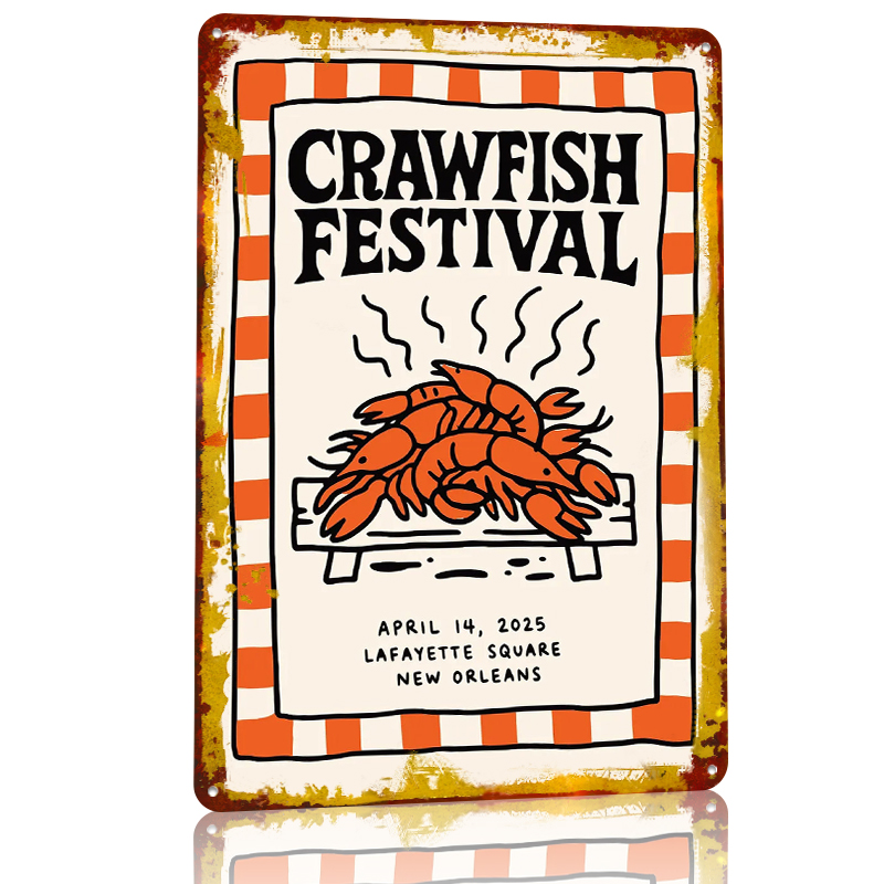 Crawfish Festival Tin Poster W - Retro Gaming Festival のレビューと価格
