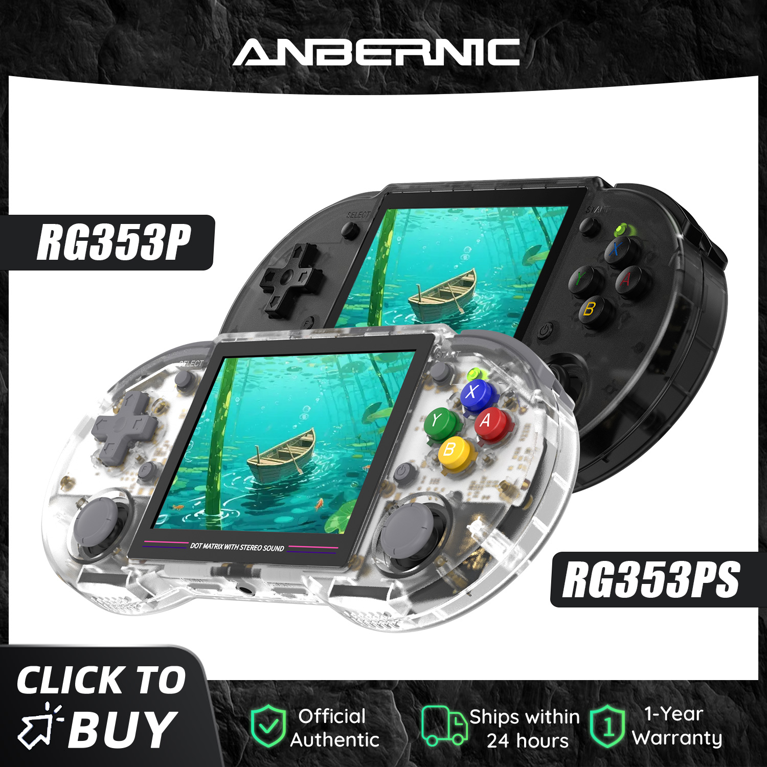 Anbernic  RG353P RG353PS 64 Bi - Retro Gaming Qss のレビューと価格