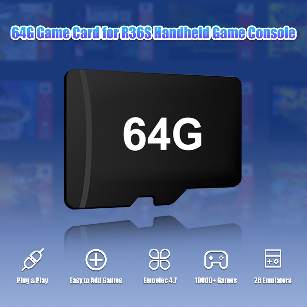 64G Game TF Card for R36S Vide - Retro Gaming Qss のレビューと価格
