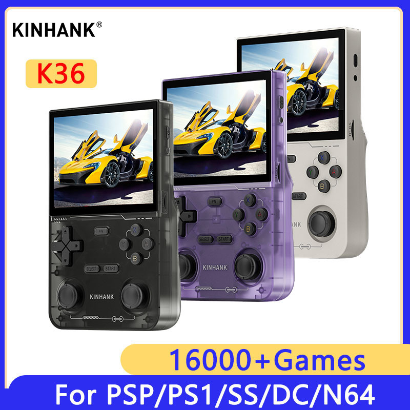 KINHANK K36 Retro Handheld Vid - Retro Gaming Qss のレビューと価格