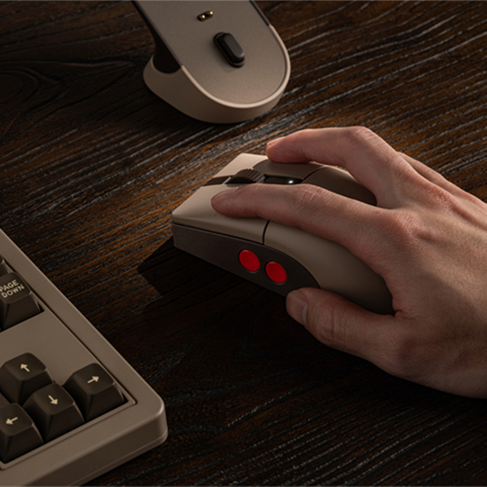8BitDo Retro R8 Mouse - C64 Ed - Retro Gaming Style のレビューと価格