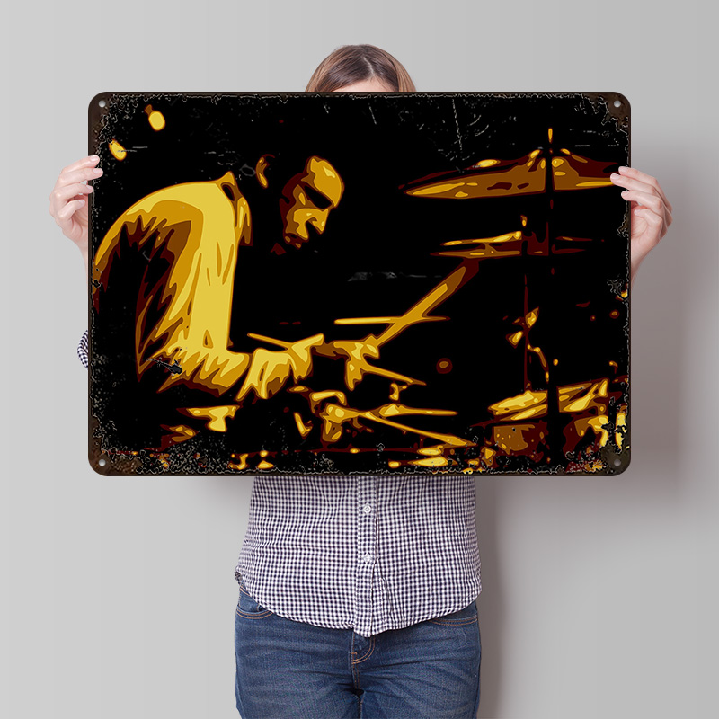 Buddy Rich Metal Poster Custom - Retro Gaming Desk のレビューと価格