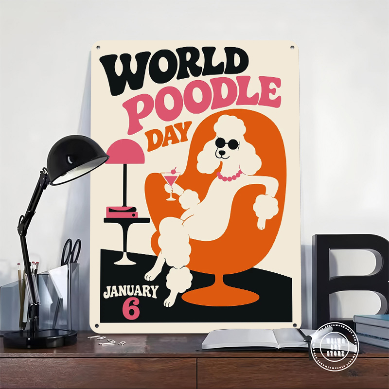 World Poodle Day Retro Tinplat - World Of Retro Gaming のレビューと価格
