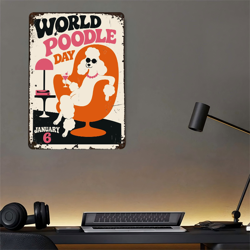 World Poodle Day Retro Tinplat - World Of Retro Gaming のレビューと価格