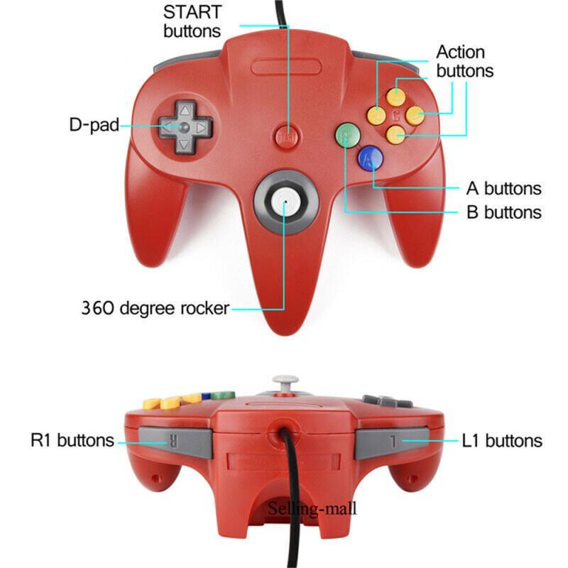 N64 Controller Classic USB Wir - Retro Gaming Emulator Console のレビューと価格