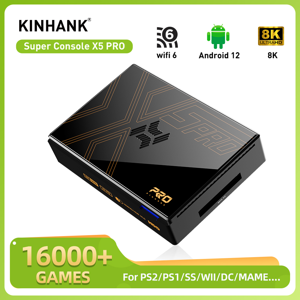 KINHANK Super Console X5 PRO R - Retro Gaming Emulator Console のレビューと価格