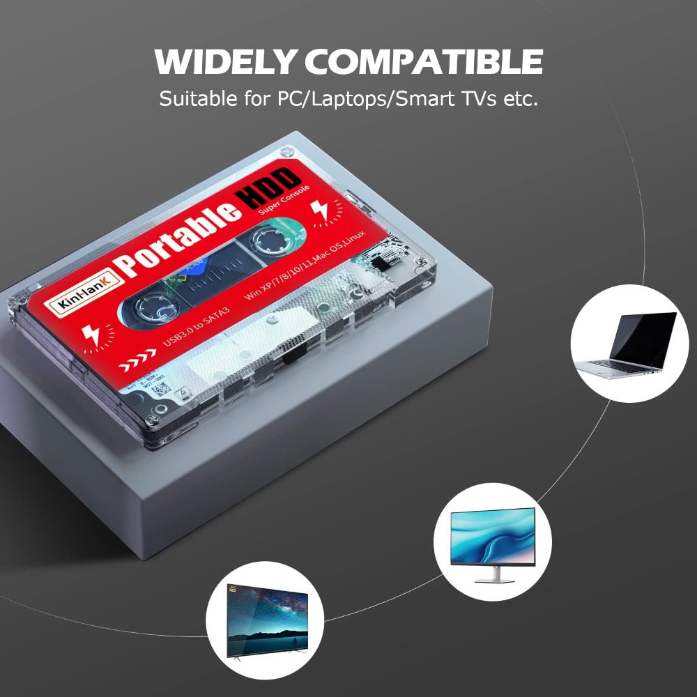 2TB Portable External Hard Dri - Retro Gaming Batocera のレビューと価格